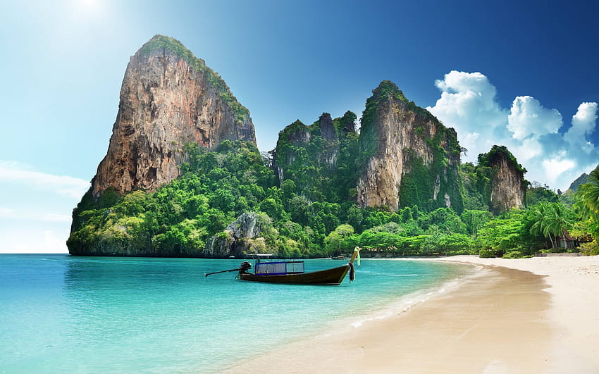 тайландски плаж HD тапет