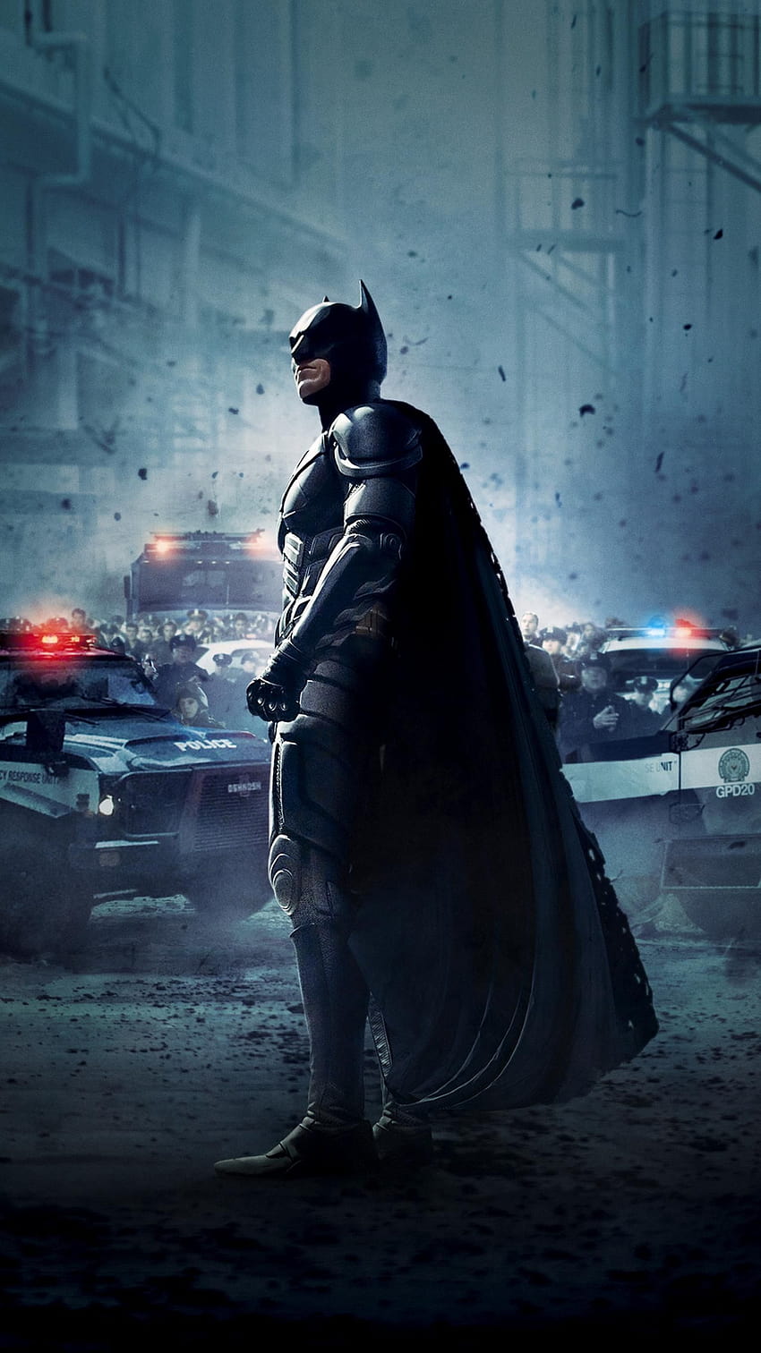 Il cavaliere oscuro si alza, Batman di Christian Bale Sfondo del telefono HD