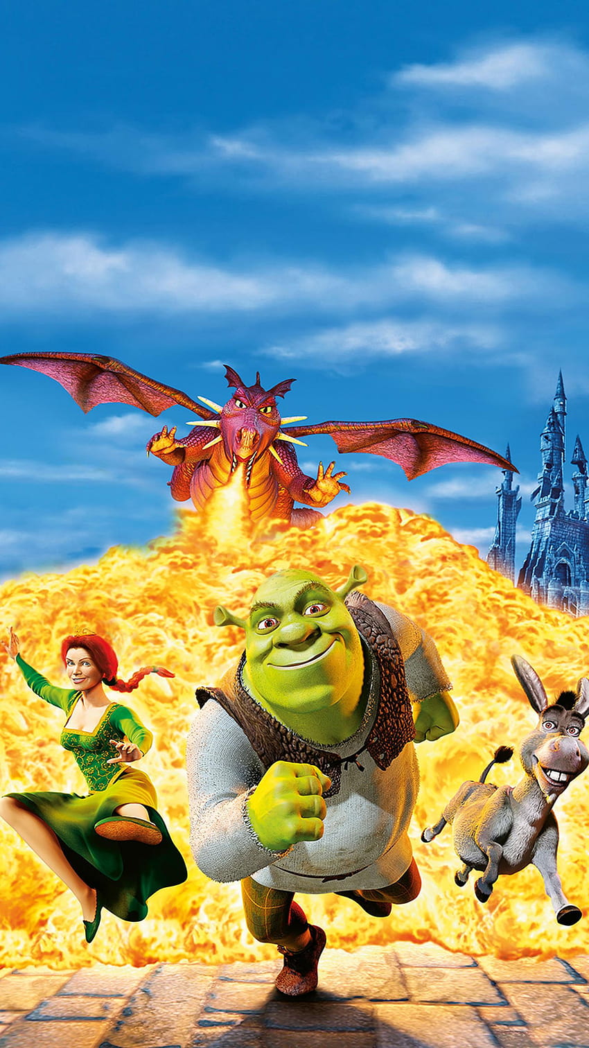 Shrek, ratatuj iPhone'a Tapeta na telefon HD