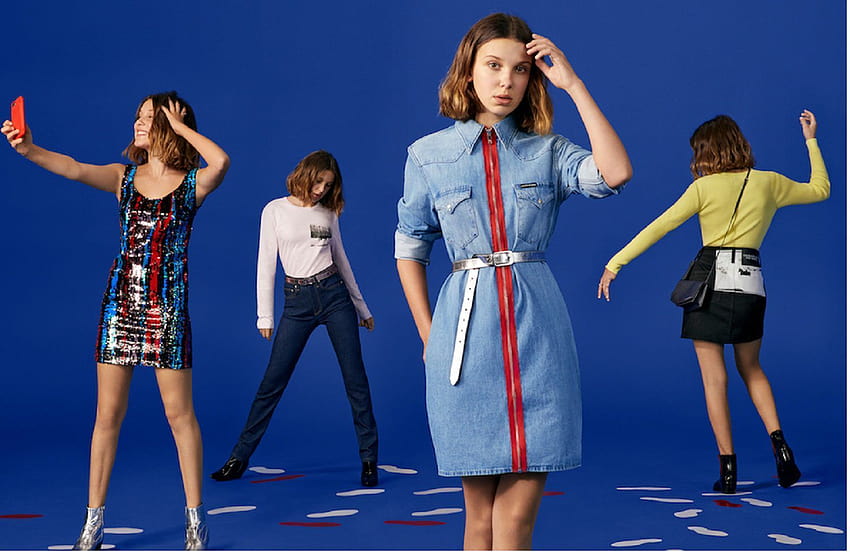 Millie Bobby Brown brings Christmas to Calvin Klein The Stranger Things actress is the star of the Holiday 2018 campaign … HD wallpaper