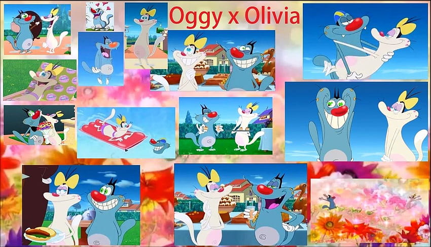 Oggy X Olivia, oggy and jack HD wallpaper