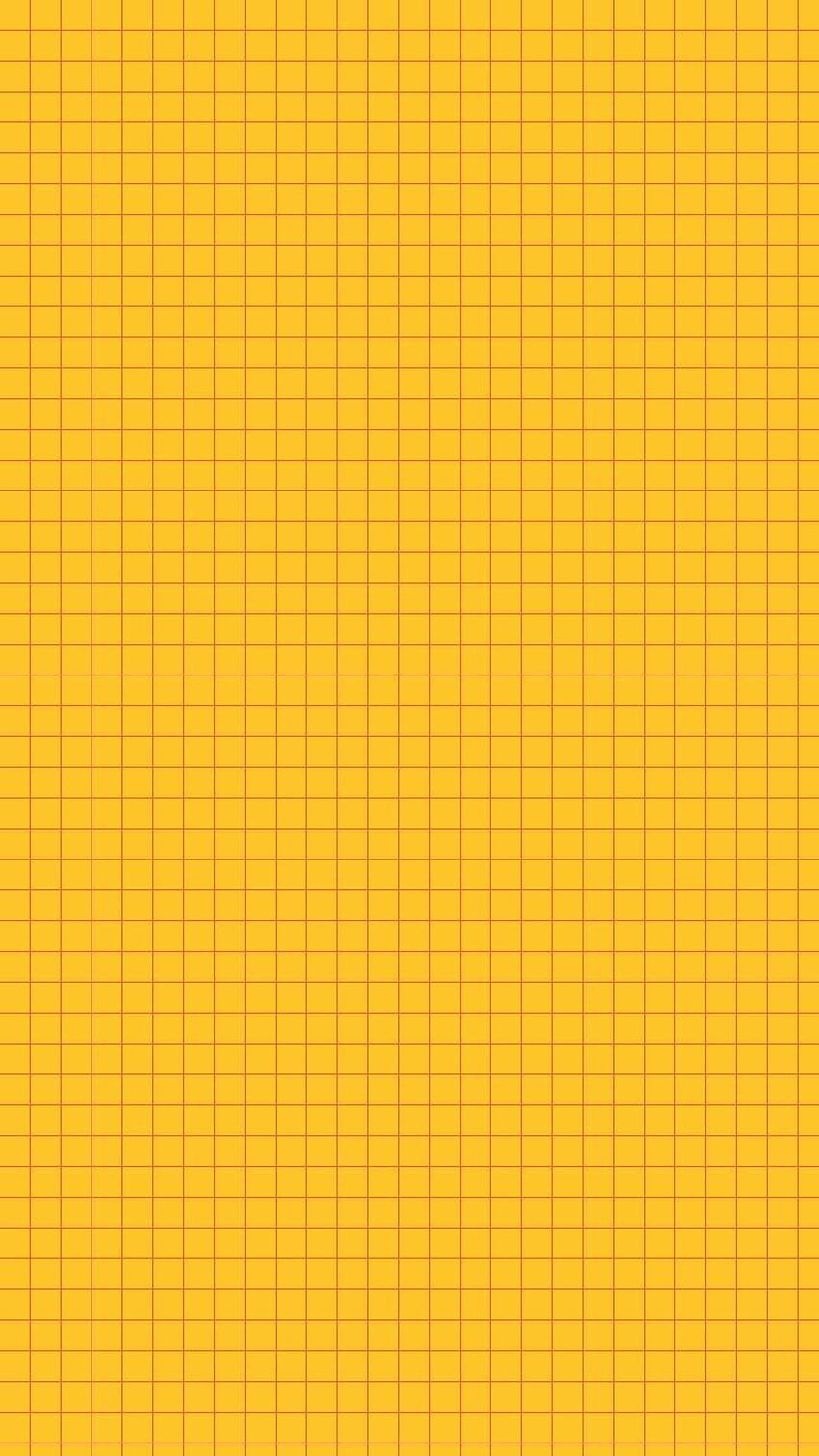 Yellow Grid, aesthetic grid HD phone wallpaper