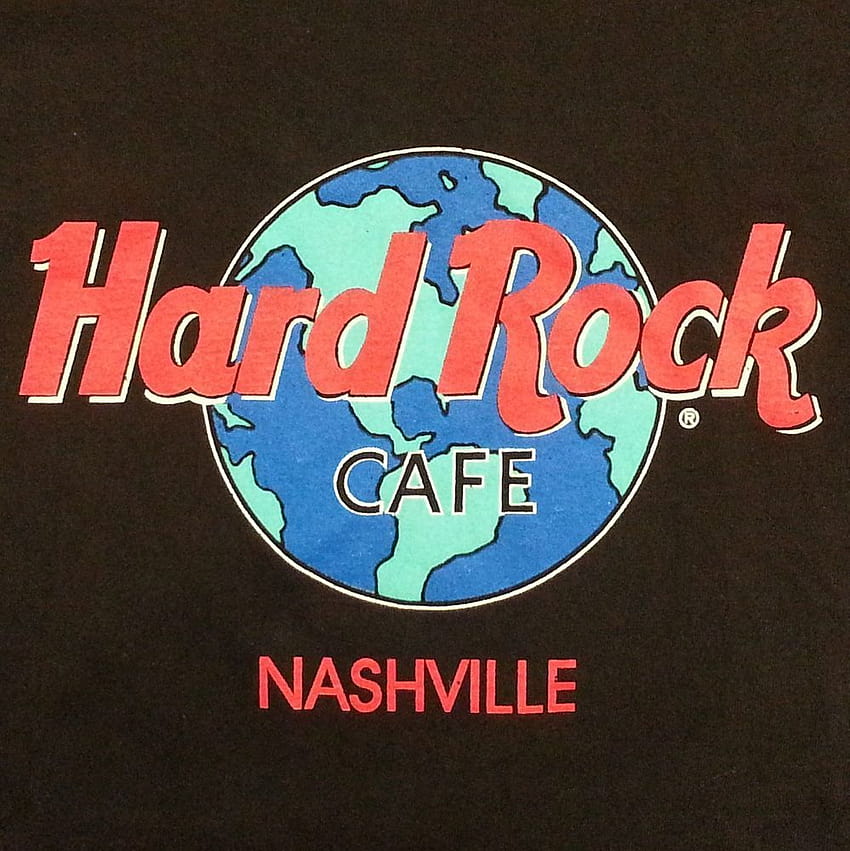 Hard Rock Cafe camiseta grande para hombre Nashville Earth Globe Black TN Country Music, hard rock cafe iphone fondo de pantalla del teléfono