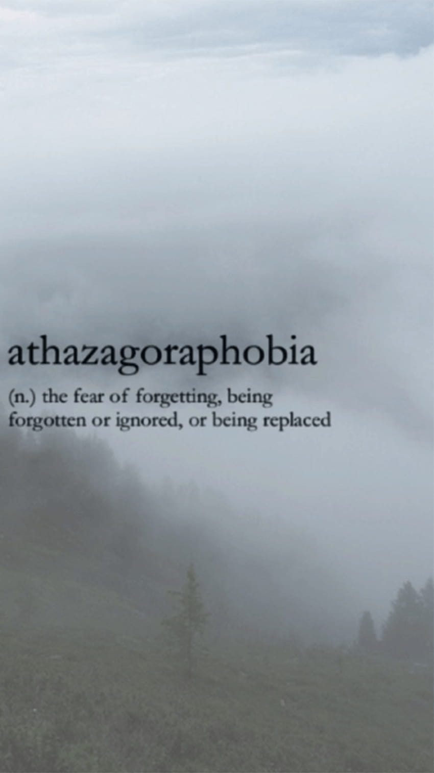 Aesthetic Tumblr Word Definitions, phobia aesthetic HD phone wallpaper