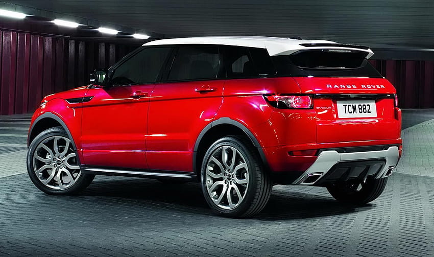 луксозен червен Range Rover луксозни автомобили кола 2015 Range Rover HD тапет