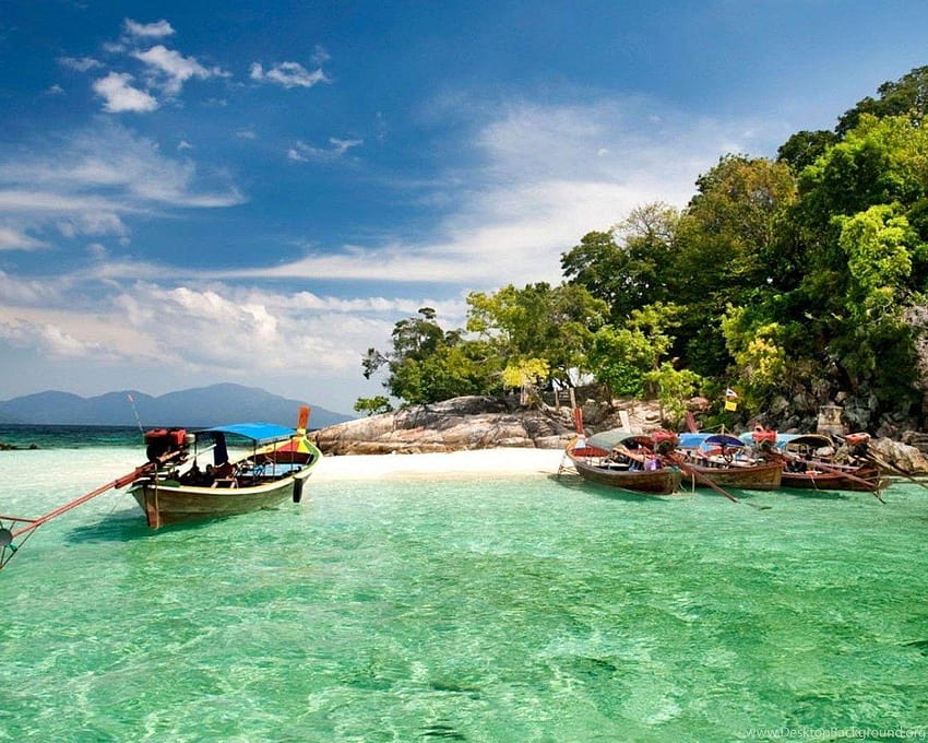 Railay beach tailandia último .jpg s, playas de tailandia con barcos fondo de pantalla