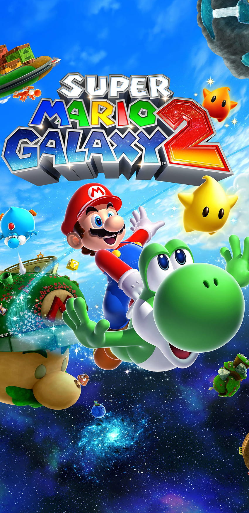 1440x2960 Super Mario Galaxy 2 Samsung Galaxy Note 9,8, S9,S8,S, mario galaxy phone HD phone wallpaper