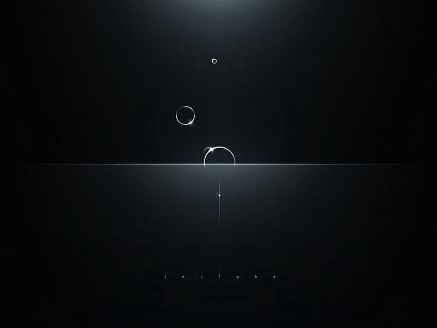1400x1050 minimalisme, cercles, reflets, clair, sombre, intuition standard 4:3 arrière-plans Fond d'écran HD