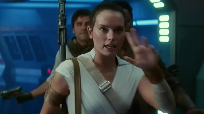 Rey usa um clássico truque mental Jedi em novo comercial de TV para STAR WARS: THE RISE OF SKYWALKER papel de parede HD