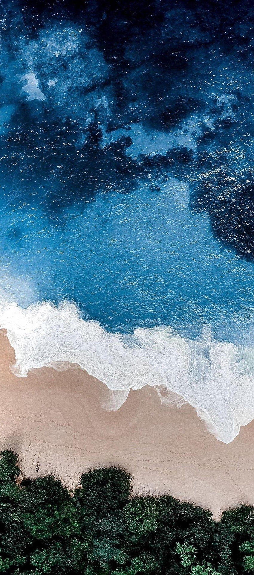turquoise waves in the ocean 4K wallpaper download