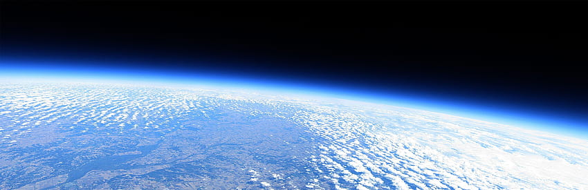 Earth atmosphere blue bright clouds HD wallpaper