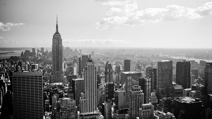 NYC Black and White, nyc background HD wallpaper