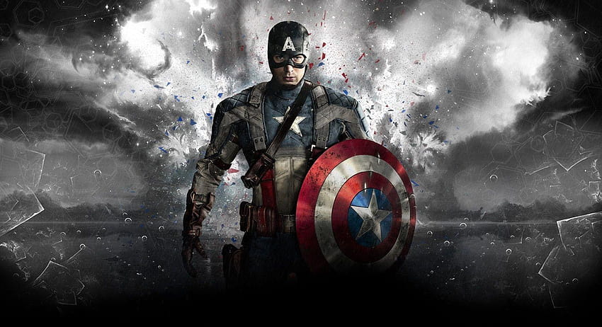 Marvel Super Hero Captain America First Avenger Arka Planları, Amerikan arka planı HD duvar kağıdı