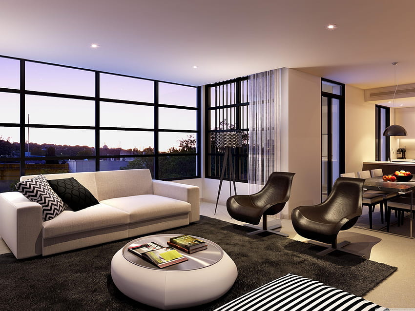 Rich Living Room, rich house HD wallpaper