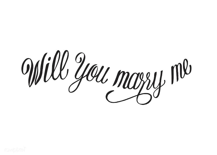 Will you marry me typography design HD wallpaper