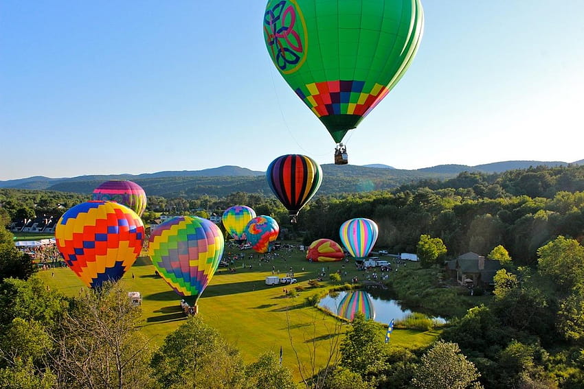 The Best U.S. Hot Air Balloon Festivals 2018 with Tips, magical hot air balloon evening HD wallpaper