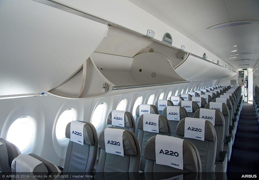 Airbus introduces the A220, airbus a220 HD wallpaper