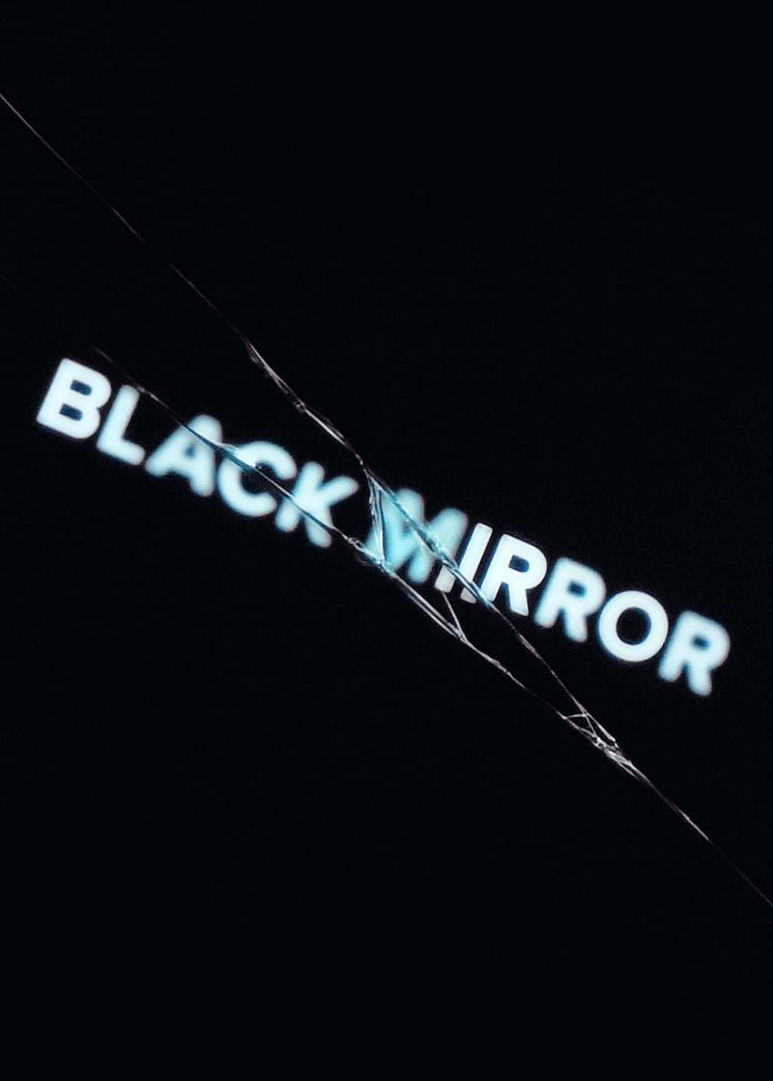 schwarzes Spiegel-iPhone HD-Handy-Hintergrundbild