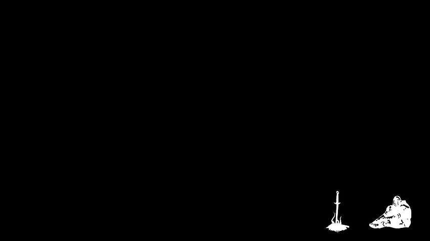 Minimalist Dark Souls, beste minimalistische Dunkelheit HD-Hintergrundbild