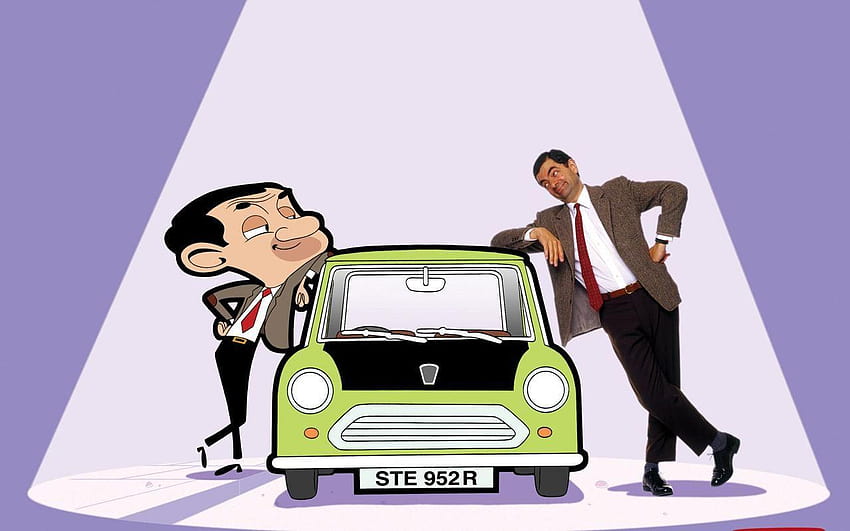 Обичам Mr Bean Car 85655, анимационен филм на Mr Bean HD тапет