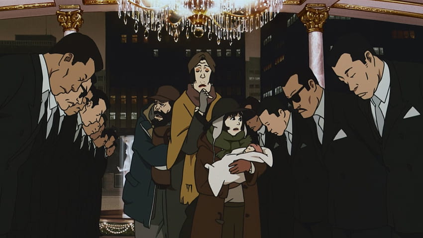 Tokyo Godfathers è un capolavoro assoluto e un fantastico film di Natale.: anime Sfondo HD