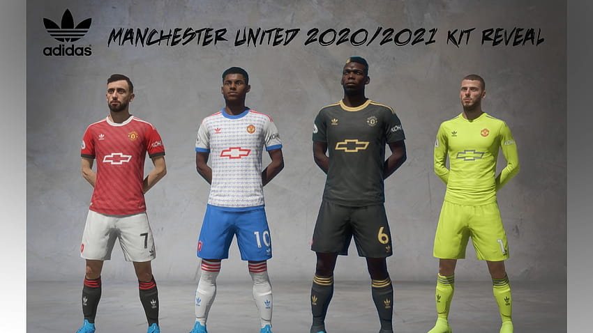 Manchester United's kits for season 2 of my career mode. This was my second real attempt at making my own kits after my Northampton ones and can say I've learned a lot HD wallpaper