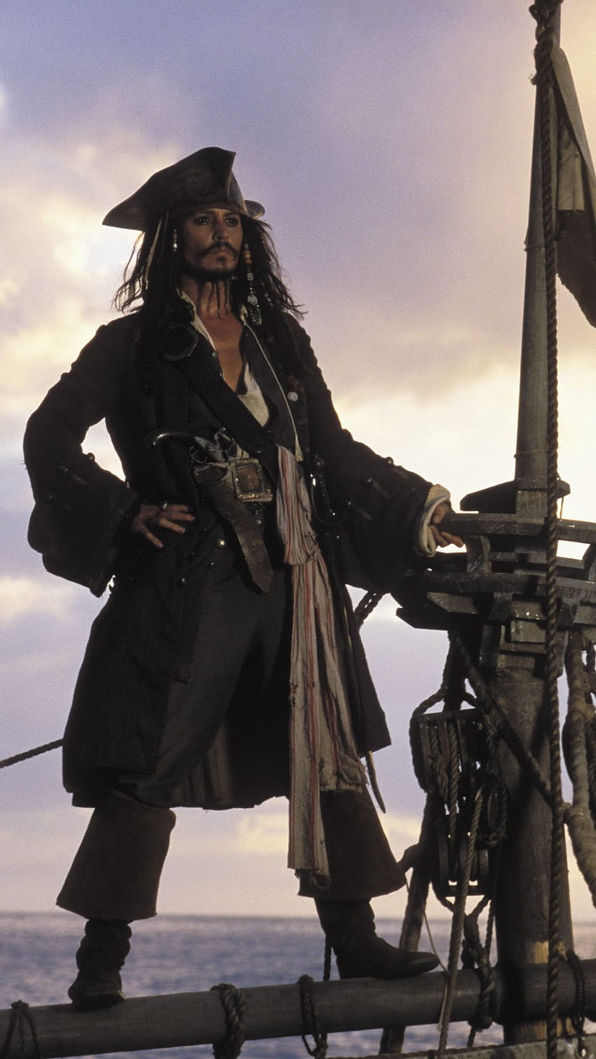 Филм/Карибски пирати: Проклятието на черната перла, черна перла iphone HD тапет за телефон