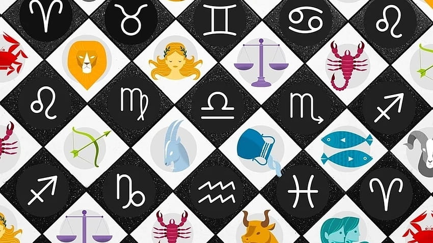 Horoskop na dziś: przepowiednia astrologiczna na 11 stycznia 2022 r., kolorowy zodiak Tapeta HD