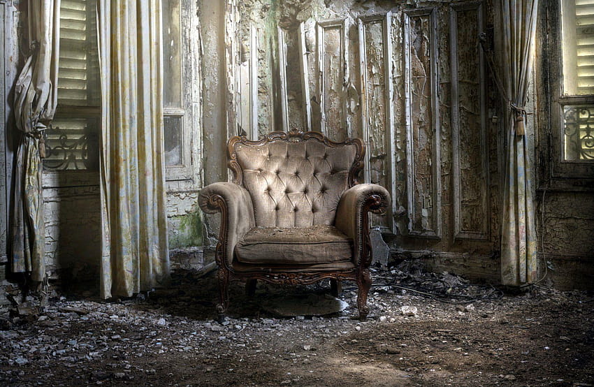 Room chair backgrounds, urbex HD wallpaper | Pxfuel