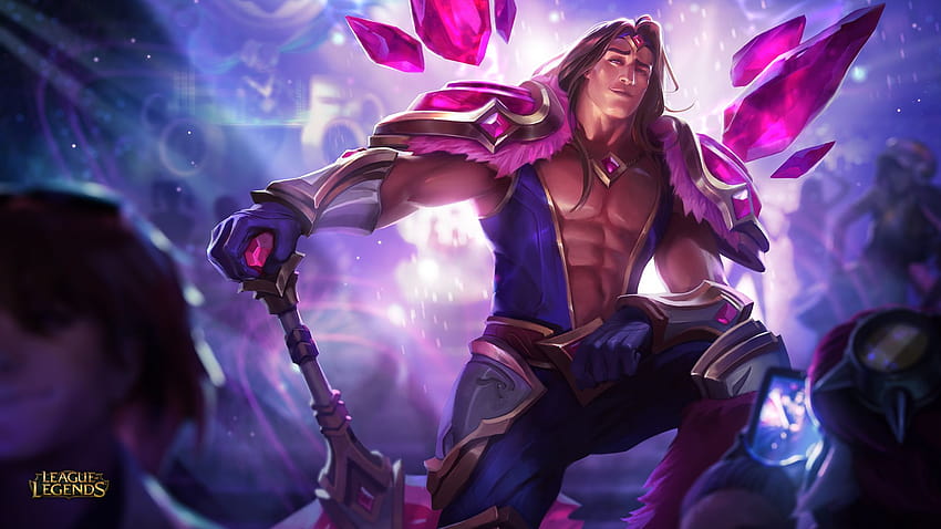 Armor Of The Fifth Age Taric ...lol, pink armor HD wallpaper