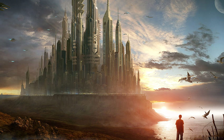 Best 6 Dystopia Backgrounds on Hip, future fantasy city HD wallpaper