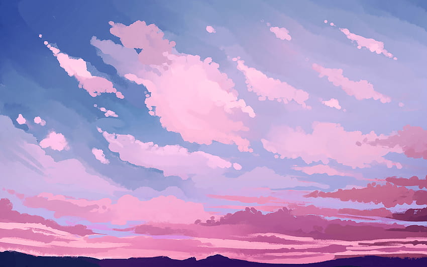 ピンクの雲 1920x1080 56889 高画質の壁紙