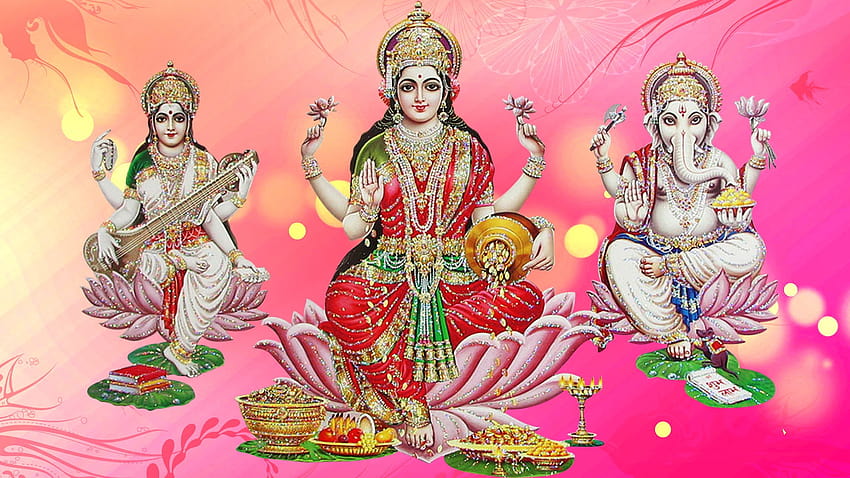 How to Perform Lakshmi Pooja on Diwali: 14 Steps, laxmi pooja HD wallpaper