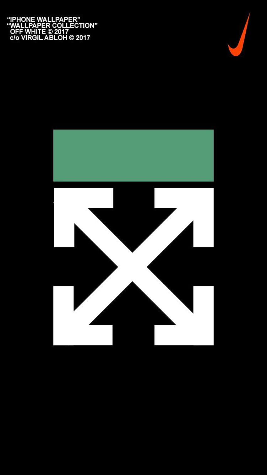Off White Arrow Logo, & backgrounds, nike x off white HD phone