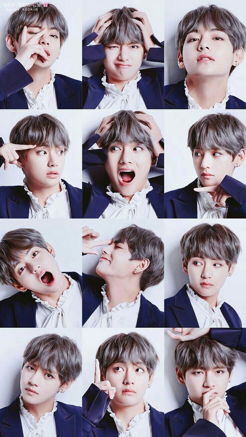 Cute BTS v on Dog, taehyung collage HD phone wallpaper