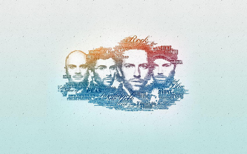 Coldplay e Fundos, logotipo coldplay papel de parede HD