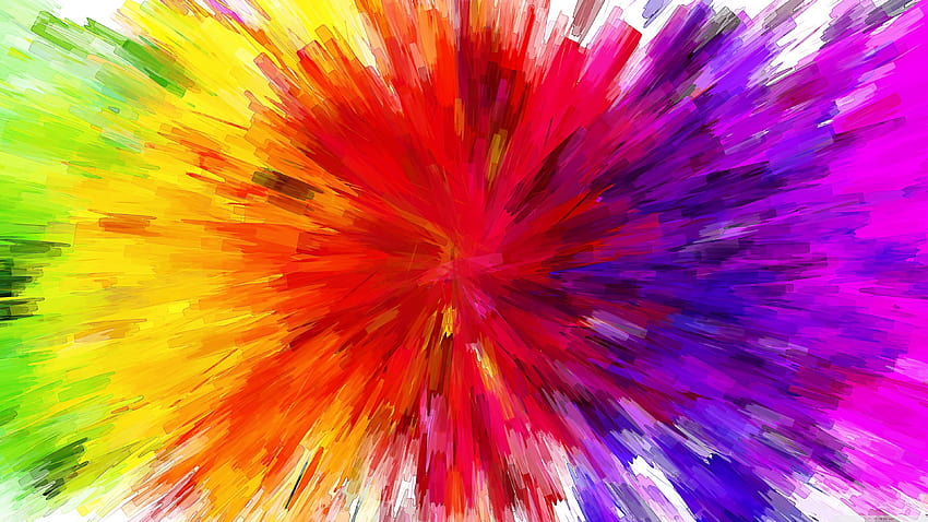 żywe geometryczne kolory Tapeta HD