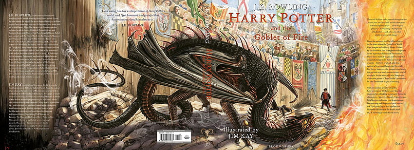 Cover Art Unveiled for 'Goblet of Fire' Illustrated Edition!, harry potter and the goblet of fire book covers HD wallpaper