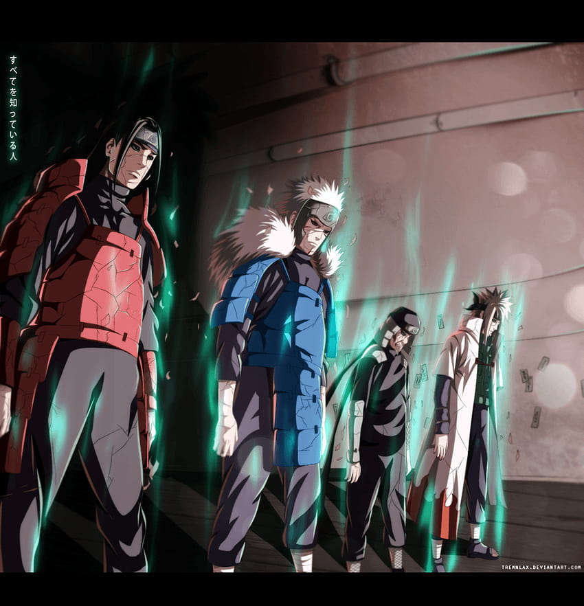 Dört Hokage'nin Dönüşü! – Orochimaru'nun Edo Tensei'si Etkinleştirildi! – Naruto HD telefon duvar kağıdı