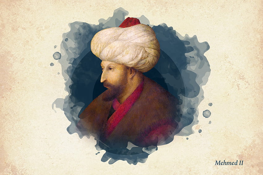 Poderosos soberanos do trono otomano: Sultão Mehmed, o Conquistador, mehmed ii papel de parede HD