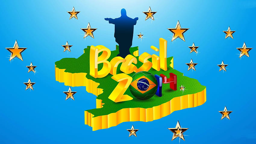 Brazil Map HD wallpaper