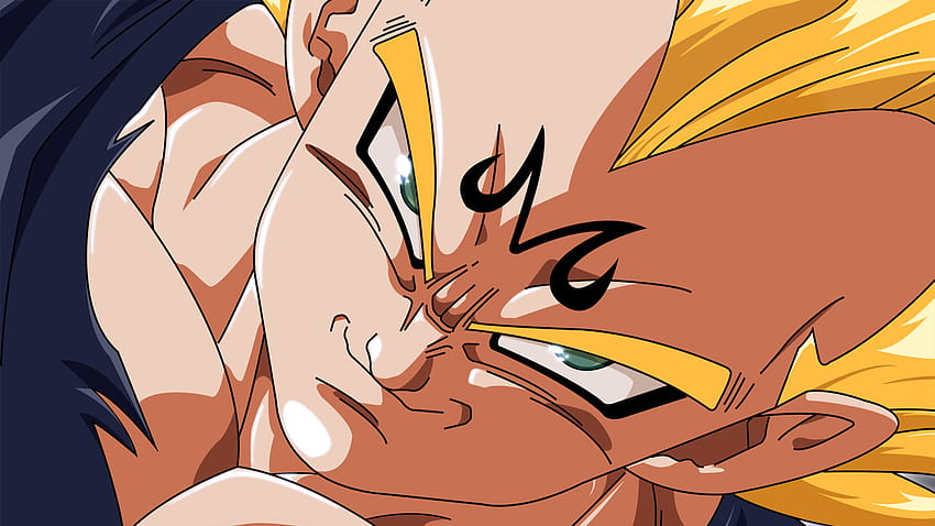 Wallpaper Goku vs Majin Vegeta |FacuDibuja by FacuDibuja on DeviantArt