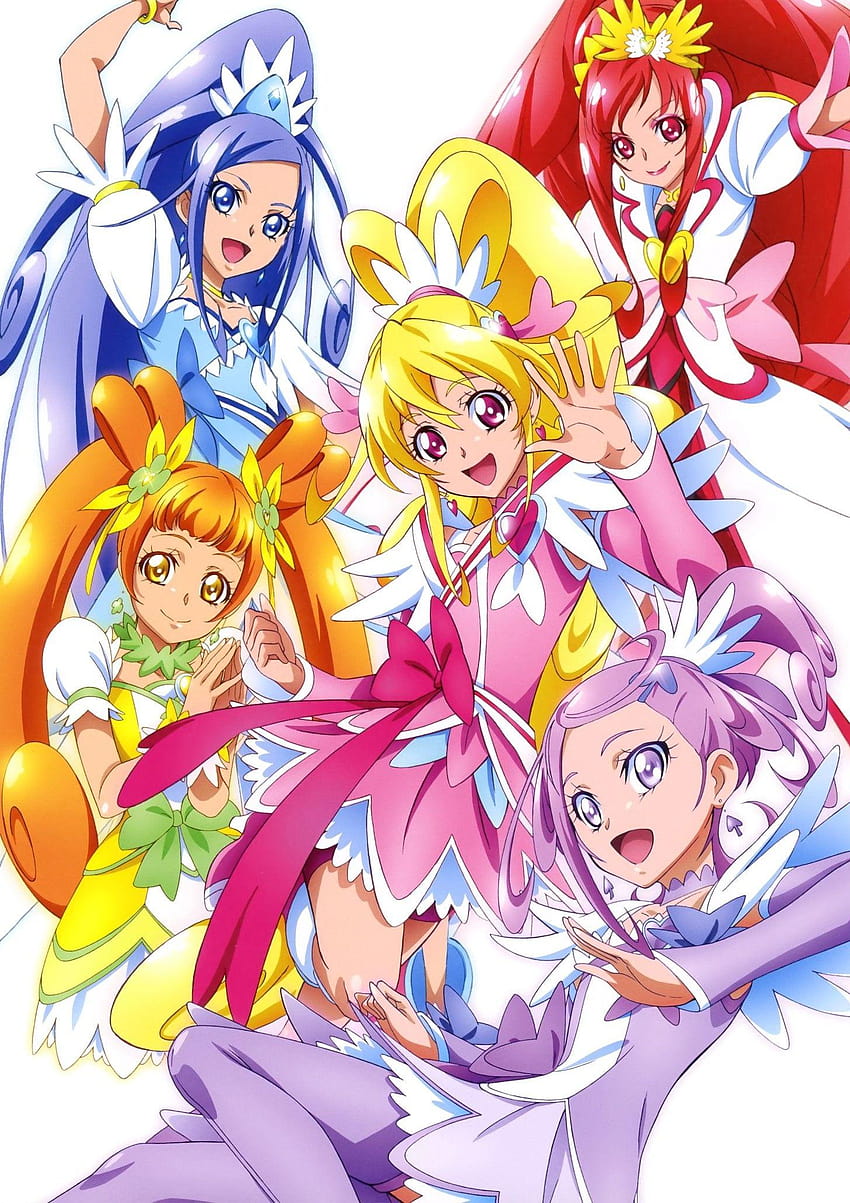 D'accord! Pretty Cure, force scintillante doki doki Fond d'écran de téléphone HD