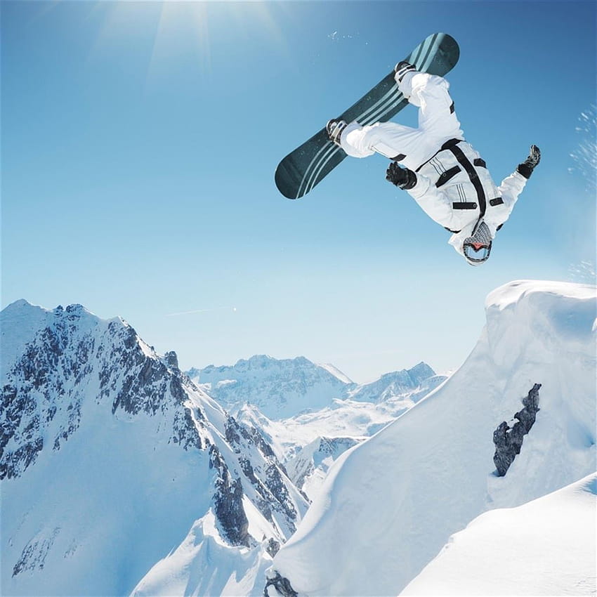 Ski Extremsport iPad Air HD-Handy-Hintergrundbild