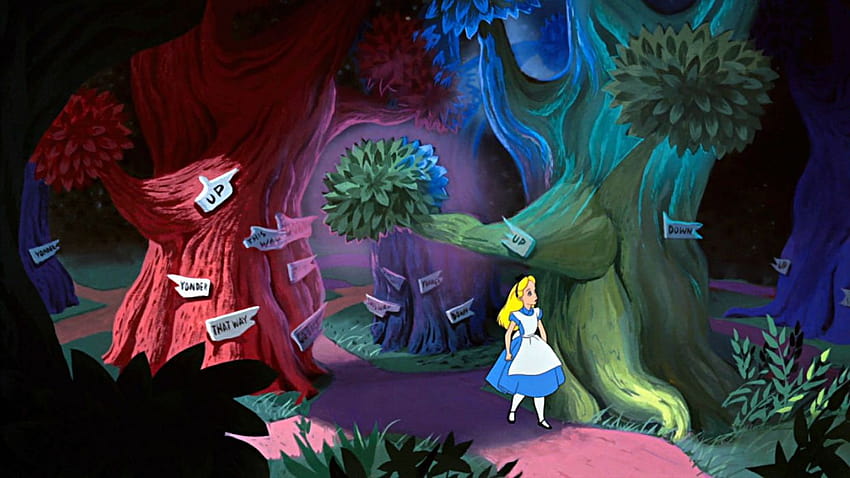 ALICE WONDERLAND fantasy fairy adventure comedy depp disney, disney wonderland HD wallpaper