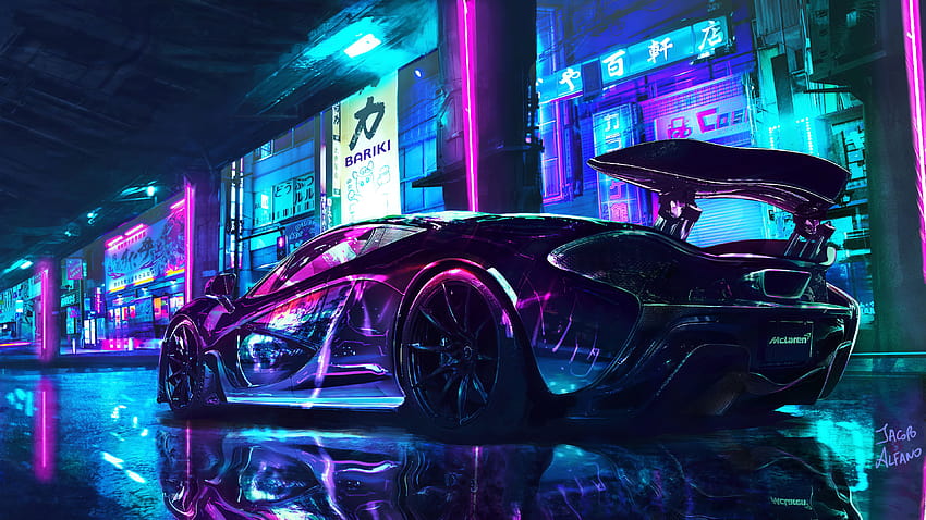 สี Mclaren Cyberpunk Chrome, รถยนต์, พื้นหลังและ วอลล์เปเปอร์ HD
