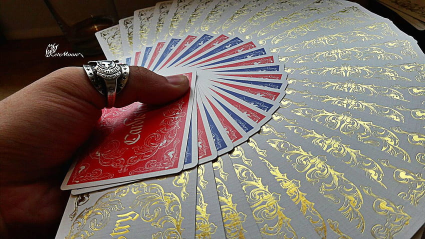 Cardistry x Calligraphy HD wallpaper