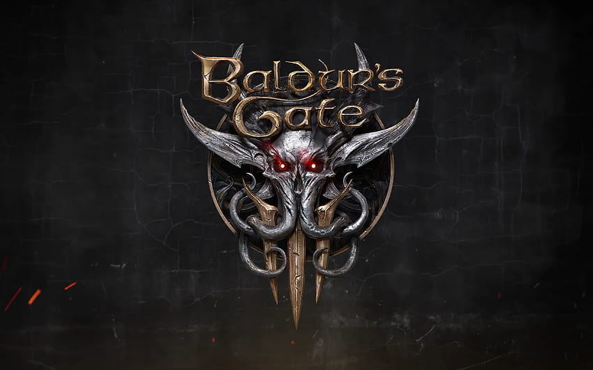 Baldurs Gate 3 Logo HD-Hintergrundbild