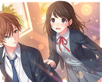 Anime school romance HD wallpapers | Pxfuel