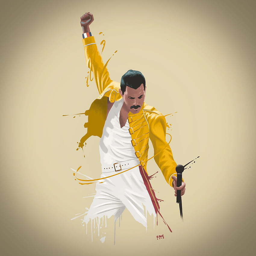 Freddie Mercury diposting oleh Sarah Tremblay, ratu freddie mercury wallpaper ponsel HD